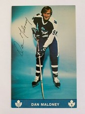 1979-80 Maple Leafs Postcards #17 Dan Maloney - Toronto Rare & Vintage