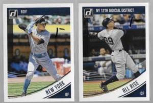 AARON JUDGE 2018 Panini Donruss ROY #148 + 2018 Panini Donruss #148. NYY - Picture 1 of 1