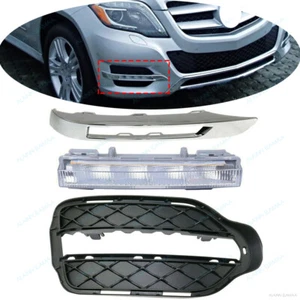 RH Front Fog Driving Light Cover Grille For 2013-2015 Mercedes Benz X204 GLK350 - Picture 1 of 11