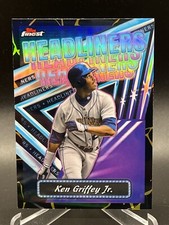 2023 Topps Finest Kintsukuroi Black Gold Refractor Headliners Ken Griffey Jr. SP