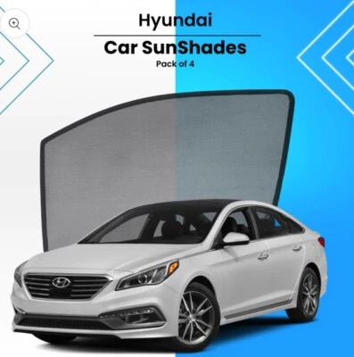 QuikSnap Car Window Sun Shade for HYUNDAI SONATA 2018-2019 - Image 1 of 4