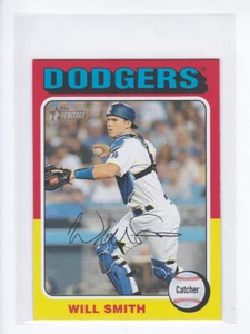 2024 Topps Heritage Mini #356 WILL SMITH Los Angeles Dodgers MINI - Picture 1 of 3