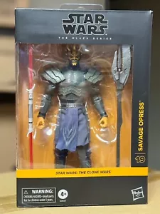 HASBRO STAR WARS: THE CLONE WARS BLACK SERIES 19 SAVAGE OPRESS 6" ACTION FIGURE - Picture 1 of 21