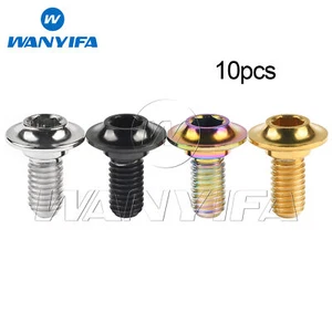 10pcs Titanium Bolt M5 Clamp Screw for Road Bike C Brake Shoes C Clamp Brake Pad - Picture 1 of 11