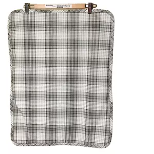 Eddie Bauer Home Sham Pillow Cover Gray Plaid 21 x 27 Inches Contemporary Modern - Picture 1 of 7