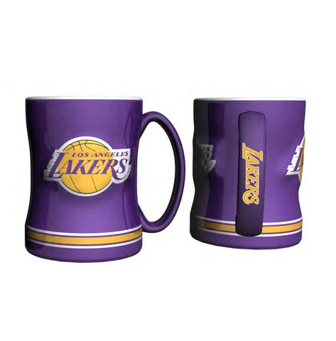 Los Angeles Lakers Boelter NBA Relief Coffee Mug(1) 14oz Cover