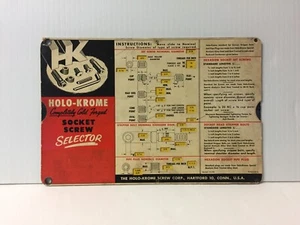 Vintage Holo Krome Socket Screw Selector Hartford Connecticut -- "Collectible" - Picture 1 of 12
