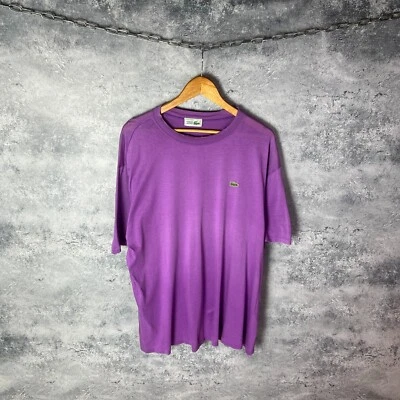 Camiseta de hombre vintage Lacoste manga corta rosa algodón talla 8 Foto 1 de 4