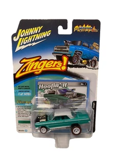 JOHNNY WHITE LIGHTNING 1962 CHEVY IMPALA CUPÉ ZINGERS STREET FREAKS COCHE DE PERSECUCIÓN - Imagen 1 de 3