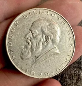 More details for austria 2 shilling 1929 silver high grade