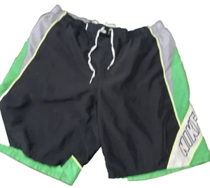 Bañador Nike Para Hombre XL Espalda Gris Verde Bordado 10" Entrepierna Retro - Imagen 1 de 19