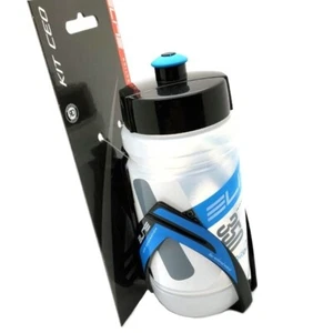 Nuevo Kit Elite Ceo Niños Ciclismo Botella de Agua Jaula y Corsé Botella 350 ml Azul - Imagen 1 de 1