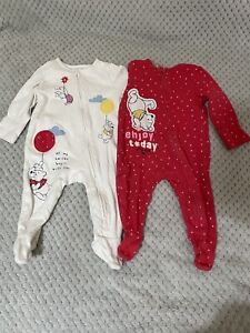 Winnie The Pooh Coordinating Girl Twin Rompers