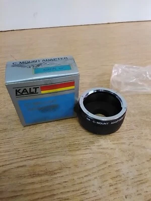Kalt Nikon NA C-Mount Adapter For 16mm Video/ Movie Cameras - Image 1 of 4