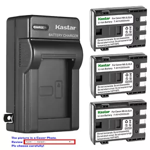 Kastar Battery Wall Charger for Canon NB-2L 2L Canon PowerShot S45 PowerShot S50 - Picture 1 of 11