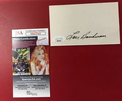 Lou Boudreau Signed 3x5 Index Card JSA Certified AUTO MLB Cleveland Indians HOF! - Image 1 of 4