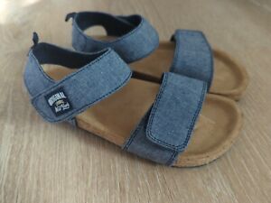H&M Boy Sandals Light Blue Chambray shoes size 12