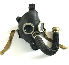 Small gas mask PDF black rubber gas mask with hose