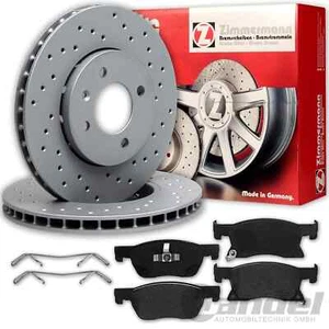 SPORTOWE TARCZE HAMULCOWE ZIMMERMANN 276mm + KLOCKI PRZEDNIE pasują do OPEL ASTRA K - Zdjęcie 1 z 1