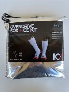 110% Play Harder Overdrive Compression Sox+ Ice Recovery Kit Size 5 - Picture 1 of 2