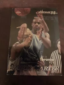 1998 VINCE CARTER IMPULSE ALL ROOKIE TEAM CARD #3 RAPTORS NORTH CAROLINA NETS - Picture 1 of 2
