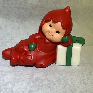 Vintage Avon Santa's Helper Girl Pomander Wax Figurine 1982- Original Box - Picture 1 of 14