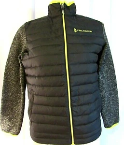 FREE COUNTRY BOY'S BLACK QUILTED FULL ZIP JACKET SIZE MEDIUM (10-12) - Picture 1 of 5