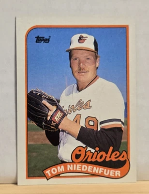 1989 Topps #651 Tom Niedenfuer - Baltimore Orioles - Image 1 of 2