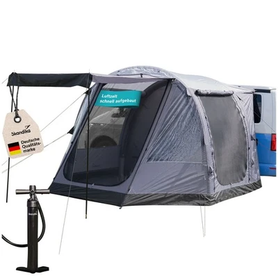 Skandika Busvorzelt Aarhus Air Protect aufblasbar für 4 Personen 300×315 cm grau - Bild 1 von 4