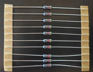 10pcs 42.2-ohm 1/4W 1% Metal Film Precision Axial Resistors ~ NEW ~ - Picture 1 of 1