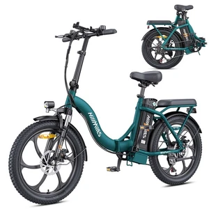 Hillmiles Mileport 250W 20'' Folding Electric Bike 36V Commuter Unisex E-Bike - Picture 1 of 10