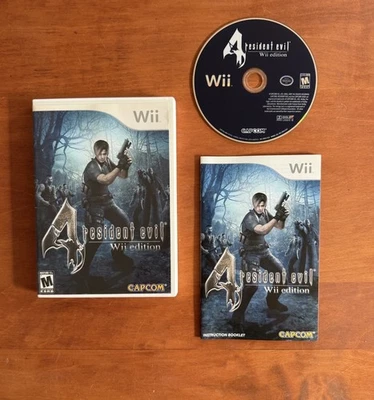Resident Evil 4 (Nintendo Wii) MINT CIB Complete & Tested - Ships Fast Free Ship - Image 1 of 4