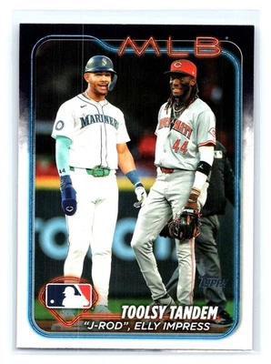 2024 Topps Update #US238 "J-Rod", Elly Impress Elly De La Cruz/ Julio Rodríguez - Image 1 of 2