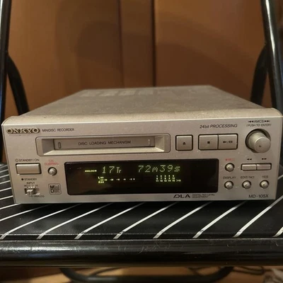 ONKYO MD-105X MD Mini Disc Recorder High Speed Audio System - Bild 1 von 4