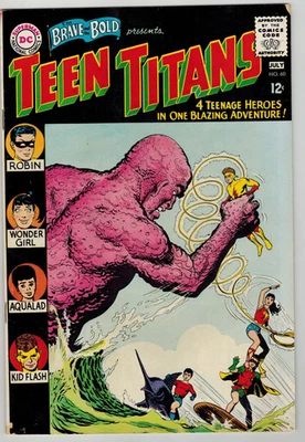 The Brave and the Bold #60 (1965) 2nd Teen Titans 1st Wonder Girl (FN) (6.0) - Image 1 of 4