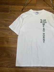 RARE VTG 2 Live Crew Me So Horny Lil Joe Records Rap Hip Hop Promo T-Shirt M - Picture 1 of 12