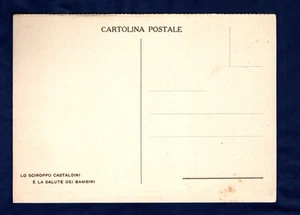 ADVERTISING POSTCARD LO SIROPPO CASTALDINI - untraveled postcard - Picture 1 of 2