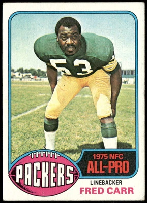 1976 topps #360 Fred Carr - Image 1 of 2