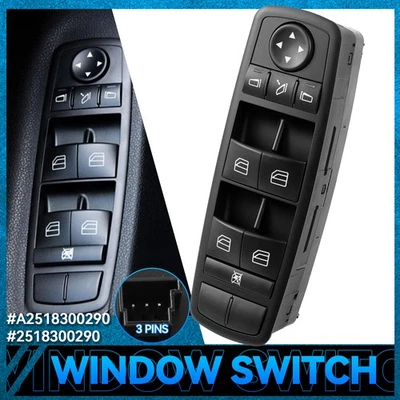 Power Window Door Switch 2518300290 Fit For Mercedes-Benz ML350 GL350 R350 06~11 - Image 1 of 4