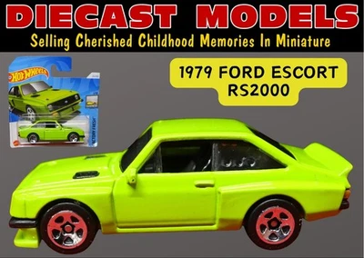 STUNNING FORD ESCORT RS2000 MARK 2; NEW HOT WHEELS 1:64 SCALE DIECAST MODEL CAR - Image 1 of 4