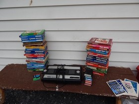 Mattel Intellivision Intv III Console Bundle 40+ Cartridge Games w/ Extras