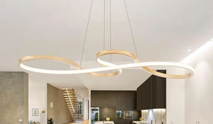 Modern LED Chandelier Dining Room Modern Pendant Light Dimmable 29"L -See Desc. - Picture 1 of 4