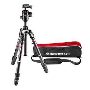 Befree GT 4-Section Carbon Fiber Travel Tripod with 496 Center Ball Head, Twi... - Picture 1 of 7