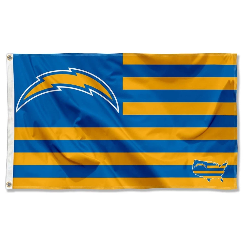 Bandera de regalo de la NFL con bandera de país de 3x5 pies para fanáticos de los Chargers de Los Ángeles Foto 1 de 1