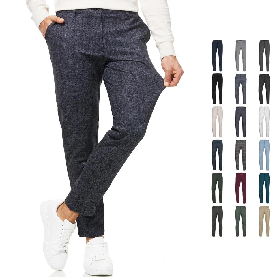 Indicode Herren Chinohose Rodekro-Performance Pants Business Hose Männer Stretch - Bild 1 von 4