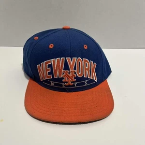 New York Mets Snapback Mütze blau orange MLB Baseball Cap NY Mets verstellbar - Bild 1 von 2