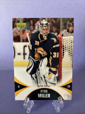 2006-07 UD Mini Jersey Collection #11 Ryan Miller Buffalo Sabres - Image 1 of 2