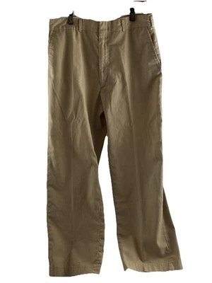 Мужские брюки Haggar из белого хлопка полиэстера 34 x 29 дюймов США Magic Stretch - Изображение 1 из 4