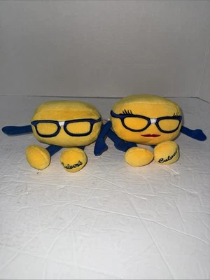 Culver's CURDIS and GOLDIE CHEESE CURD Small Stuffed Promo Plush Toys Set of 2 - Image 1 of 4