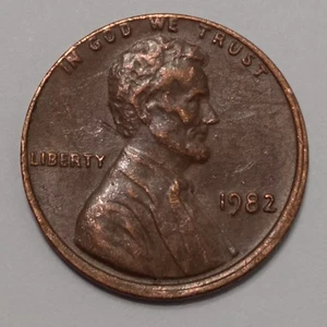 1982 LDC Lincoln Cent ~ falsch ausgerichtete Vorderseite Stempel - Bild 1 von 2